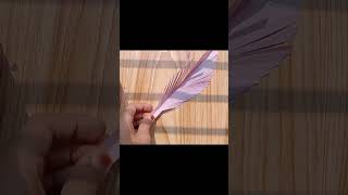 how to make a feather penFull vdo in my channel shortvideo [upl. by Clare609]