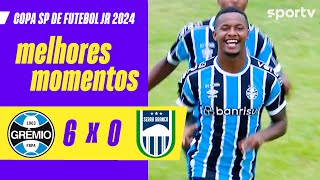 GRÊMIO 6 X 0 SERRA BRANCA  MELHORES MOMENTOS  COPA SÃO PAULO DE FUTEBOL JR 2023  sportv [upl. by Vinia487]