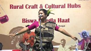 Kalo jole kuchla tole by Arpita Chakraborty at Biswa Bangla Haat on 18th Dec 2016 [upl. by Glanti]