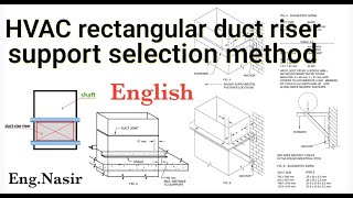 147  Rectangular duct riser support design as per SMACNA in English [upl. by Emmalynne970]