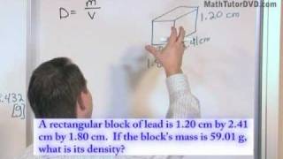 Density in Chemistry  Practice Problem [upl. by Aneis26]