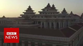 Drone footage shows new Myanmar parliament building  BBC News [upl. by Adriana952]