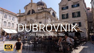 Dubrovnik Croatia Walking Tour 4K [upl. by Eddie]