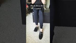 Black Heez Dress Loafers footfashion womensshoes [upl. by Walling]