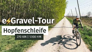 Starke EGravelBike Tour aus München Hopfenschleife in Oberbayern 270 km  WasserRadlwege [upl. by Ginger]