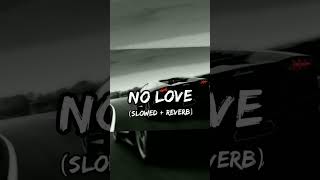 Shubh New Song  No Love Slowed Reverb Status  Lyrics Status No Love  shortsshubhnoloveytshort [upl. by Yesnikcm349]