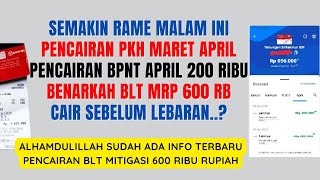 BLT MRP 600 RIBU APAKAH CAIR MENYUSUL CAIR BPNT DAN PKH DI KKS BRI BNI BSI MANDIRI SEBELUM LEBARAN [upl. by Oedama]