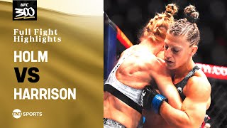 DEBUT WIN 😮‍💨  Holly Holm vs Kayla Harrison  UFC300 Highlights [upl. by Ecnaled]