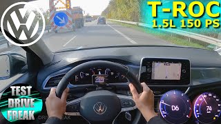 New Volkswagen TROC Style 2023  Visual review [upl. by Nomannic]