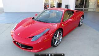 2010 Ferrari 458 Italia Start Up Exhaust and In Depth Tour [upl. by Dash]