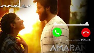 Hey minnale song  Amaran  ringtone  bgm  sivakarthikeyan  Sai pallavi  gv prakash ringtone [upl. by Marius]