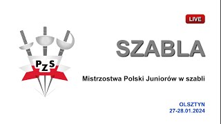 OLSZTYN NIEBIESKA  MISTRZOSTWA POLSKI juniorów w szabli [upl. by Hoffarth236]