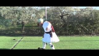 Tsolias Τσολιας  Freestyle Football Greek Traditional version Official Video [upl. by Eniarda]