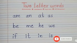 Two letter words in EnglishBasic englishTwo letter words2 letter words [upl. by Hild123]