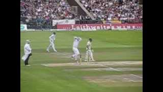 Graeme Swann Slomotion bowling ashes rise [upl. by Tergram]