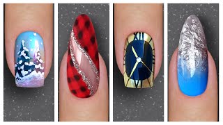 Christmas nail designs 2022 ❄ Xmas nail art compilation [upl. by Gilemette]