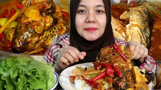 BESAR KARI KEPALA IKAN SALMON BIG🌶🌶SLAMON HEAD CURRY [upl. by Ariajaj]