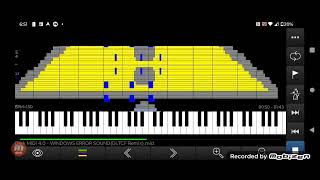 Dark MIDI 40  WINDOWS ERROR SOUND DLTCF Remix [upl. by Duster]