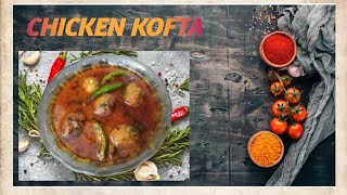 CHICKEN KOFTA GRAVY RECIPE😋  CHICKEN MEATBALLS GRAVY RECIPE  quickrecipe [upl. by Novihs]