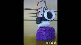 What causes these stringing in PETG filament  3dprinting time lapse with cura5  Klipper [upl. by Schubert]