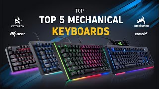 quotTop 5 Best Mechanical Keyboards of 2024 🔥  Ultimate Keyboards for Gamers amp Typistsquot [upl. by Milty]