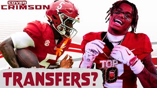 Should Alabama Fans Be Worried About TRANSFER RUMORS in the WR Room  Bama Football  Cover Crimson [upl. by Esined]