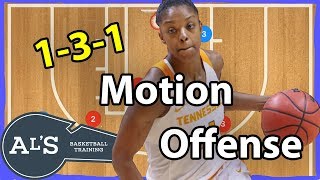 131 Motion Basketball Offense [upl. by Notsle]