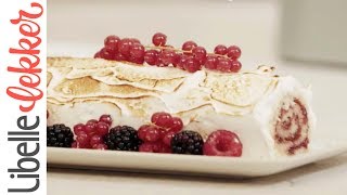 Rolbiscuit met confituur en Italiaanse meringue [upl. by Hazrit290]