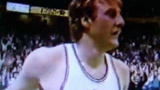 Larry Bird buzzer beater vs Blazers 1985 Johnny Most version [upl. by Ecyrb]