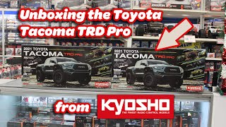 Unboxing the Kyosho 2021 Toyota Tacoma TRD Pro [upl. by Aneertak]