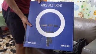 COMPREI UMA RING LIGHT PROFISSIONAL [upl. by Ybur]