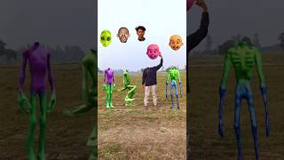 Siren man amp 2 green dancing dame tu cosita amp me with moye moye trending song head matching video [upl. by Aramen]