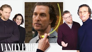 Matthew McConaughey Guy Ritchie amp Cast of The Gentlemen Break Down a Scene  Vanity Fair [upl. by Camarata324]