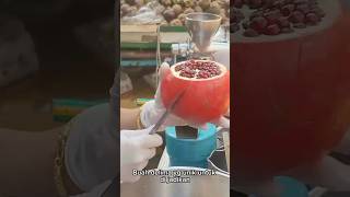 Jus buah delima fruit cuttingfruit amazing jusbuahsegar [upl. by Chantalle947]