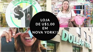 TOUR PELA LOJA DE UM DOLAR EM NOVA YORK [upl. by Kizzie]