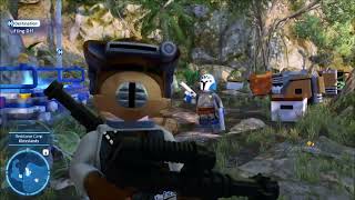 Lego SW Saga Ajan Kloss Resistance Camp quotLifting Offquot [upl. by Atinehc]