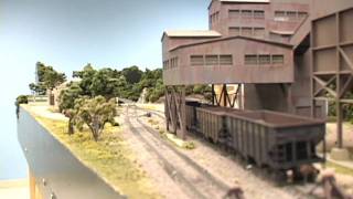 Building Model Railroaders HO scale Virginian Ry model railroad [upl. by Ahsanat]