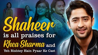 Shaheer is all praises about his YRHPK cast and Riya Sharma I TellyChakkar [upl. by Ylecara]