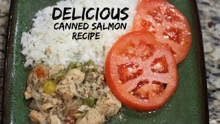 HOW TO MAKE CANNED SALMON  The Jamaican Mother [upl. by Henig]