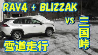 【RAV4】BLIZZAK vs 三国峠 [upl. by Zaob]