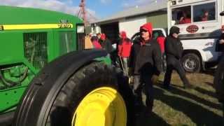 Mequon WI Farm Auction December 6 2014 JD Tractors [upl. by Mogerly445]