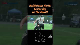 Middletown North gets a 357 win in the rain at Freehold Boro football rain [upl. by Belac]