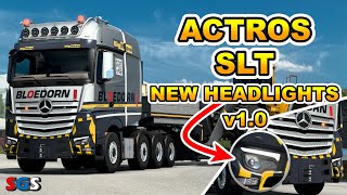 ETS2 150 Big Stars  ActrosArocs SLT New Headlights v10 [upl. by Nivanod962]