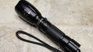 ShadowHawk X800 amp UltraFire LED Flashlight A100 CREE XML T6 2000 Lumen review [upl. by Ursula]