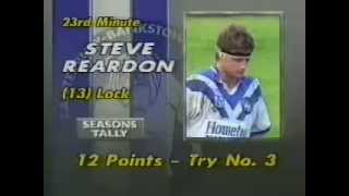 Steve Reardon Try 1992 Rd 19 Canterbury v St George [upl. by Braeunig]