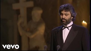 Andrea Bocelli  Ave Maria Live From Basilica Di Santa Maria Sopra Minerva Italy  1999 [upl. by Biddick]