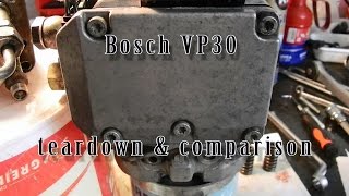 Bosch VP30 Rover  pump teardown  comparison amp look inside [upl. by Berkie]