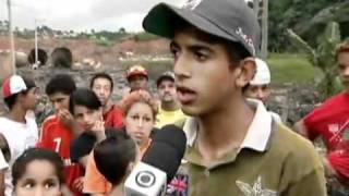 Explosão em aterro na grande São Paulo  Itaquaquecetubawmv [upl. by Nylinej]