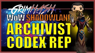 Korthia Archivists Codex Guide UPDATE  WoW Shadowlands [upl. by Quackenbush]