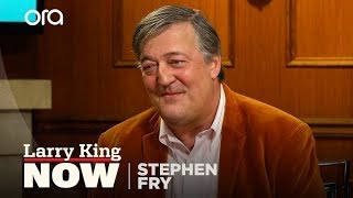 Stephen Fry I think Trump would be bored as president  Larry King Now  OraTV [upl. by Amble464]